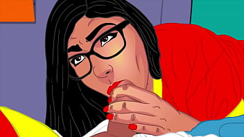 Goyangan Pantat Sempurna Mia Dan Adegan Ngesek Kartun Yang Bikin Panas