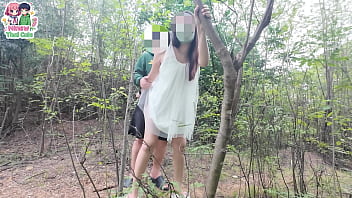 สาวไทยโดนเลียหีในป่าจนน้ำไหล ก่อนโดนกระแทกหนักเสียงครวญคราง