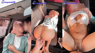 Daisy Bae Si Jilbab Binal Menggila Di Dalam Mobil Bareng 3 Laki