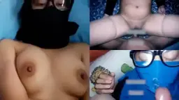 Semburkan Air Mani Di Wajah Pacar Berjilbab