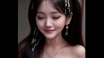 Gadis-gadis Hanfu Putih China Hasil Animasi Ai Tersipu Malu Dengan Tubuhnya Yang Penuh Cairan Lelaki