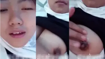 Jilbab Putih Toge Anak Sma Ometv Yang Menggoda