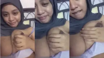 Miss Serra Berjilbab, Payudaranya Montok Dan Menggoda