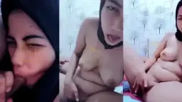 Menggoda Dengan Jilbab Hitam Meski Sudah Bersuami